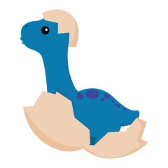Cute cartoon dinosaur