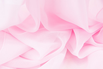 Texture chiffon fabric pink color for backgrounds