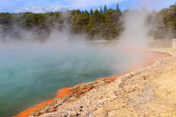 Bubbling Champagne Pool, Rotorua, New Zealand
