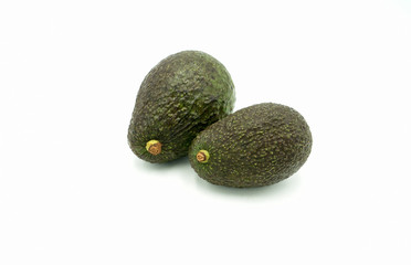 avocado isolated on white background
