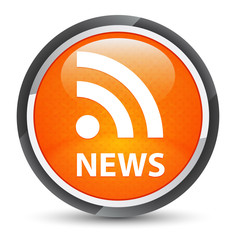 News (RSS icon) galaxy orange round button