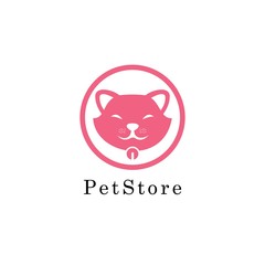 Fototapeta premium pet store logo template