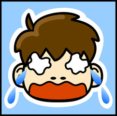 かわいい　男の子　顔　表情　アイコン