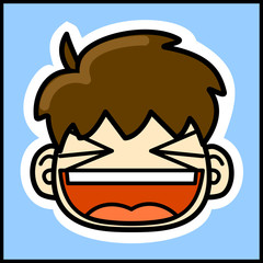 かわいい　男の子　顔　表情　アイコン