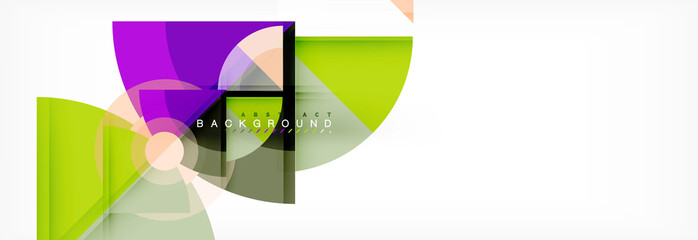 Modern geometric abstract background