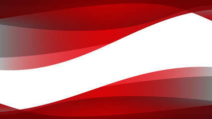 The Abstract vector image red wave on white background.