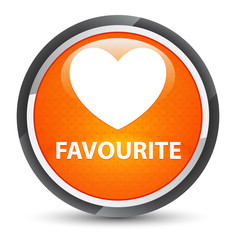Favourite (heart icon) galaxy orange round button