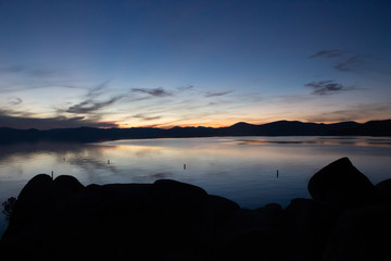 Sunset at Lake Tahoe 