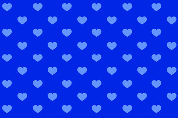 青色のウェディングハート背景