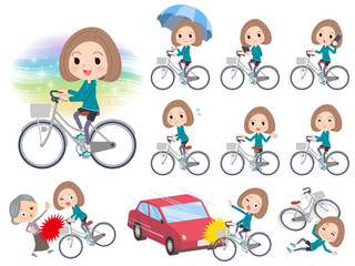 Bob hair women Sportswear_city cycle
