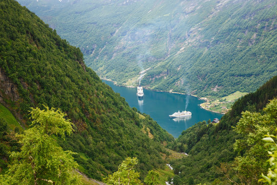 Geiranger fjord in Norway