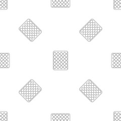 Cotton mattress pattern seamless vector repeat geometric for any web design
