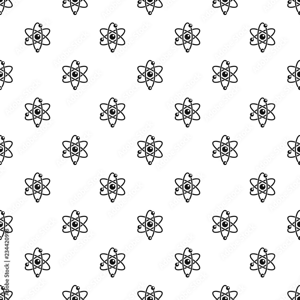Poster atom pattern seamless vector repeat geometric for any web design