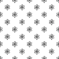 Atom pattern seamless vector repeat geometric for any web design