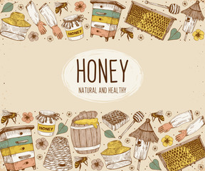 Beekeping Sketches Poster