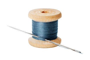Thread with needle, Old coils