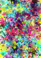 color spray background 