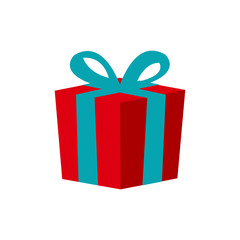 present , gift box illustration