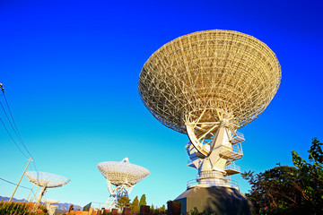 The observatory radio telescope
