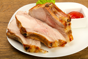 Roasted pork