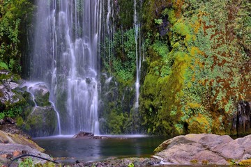 Taoshan Waterfall (Wuling Farm, Taiwan). Pristine, nature.