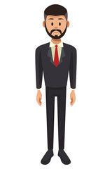 Businessman cartoon avatar