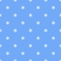 Seamless Snowflakes pattern Background for Christmas and New year. Vector Illustration EPS8