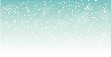 Snowfall. Falling snowflakes. Christmas snow. Vector illustration.
