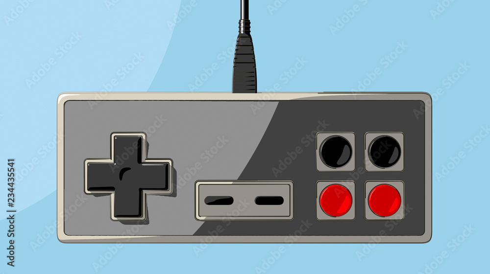 Poster Vintage Gaming Controller