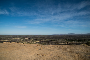 Across erongu crater