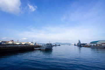潜水艦桟橋（広島県呉市）