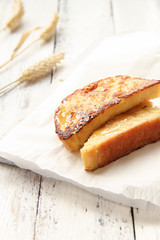 Arme Ritter French Toast Tisch Portion