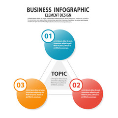 Infographics business template with 3 options for Presentation, Sale forecast, Web design, Improvement, Step by Step