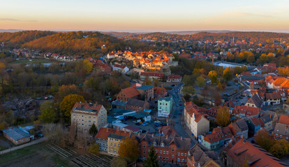 Bilder aus Quedlinburg Harz Luftbildaufnahme