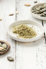 Kürbismehl Kürbiskernmehl Glutenfrei Mehl Alternative ohne Gluten