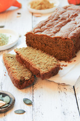 Kürbiskernmehl Brot glutenfrei ohne Gluten wenig Kohlenhydrate