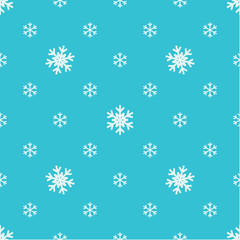 Seamless Snowflakes pattern Background for Christmas and New year. Vector Illustration EPS8