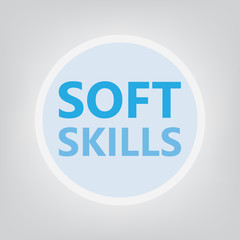 soft skills concept- vector illustration