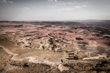 wandern in der Wüste israels