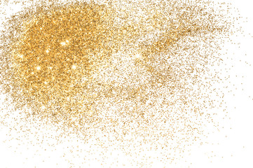 Fototapeta na wymiar Background with gold glitter for your design