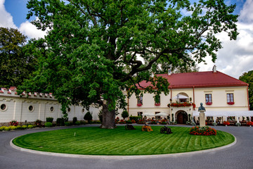Castle in Dubiecko, Poland. 28-07-2016