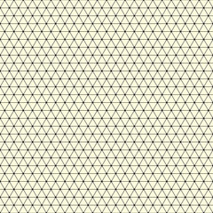 Abstract triangle pattern.Vector background. Repetitive dotted geometric texture.Ordered triangles with dots on edges.