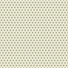 Abstract triangle pattern.Vector background. Repetitive dotted geometric texture.Ordered triangles with dots on edges.