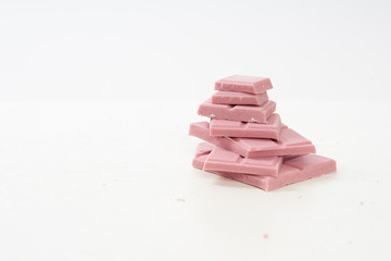 Schokoladen Turm rosa