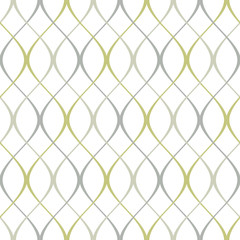Fototapeta premium Vector seamless texture. Modern geometric background. Repeating pattern with wavy lines.