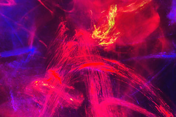 Multicolored abstract and fantasy background.Long exposition at night