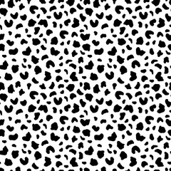 Seamless abstract pattern art. Texture with Hand Painted Crossing Brush Strokes for Print. Animal fur texture background. Modern graphics.