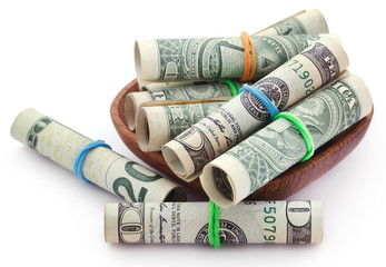 Rolled US Dollar