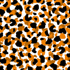 Seamless abstract pattern art. Texture with Hand Painted Crossing Brush Strokes for Print. Animal fur texture background. Modern graphics.