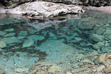 安居渓谷 水晶淵（高知県）